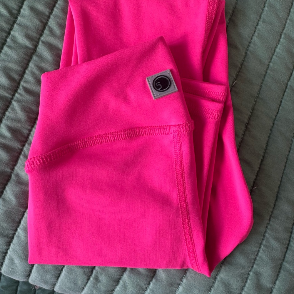 Five Dancewear Bright Pink CL Five Star Leggings